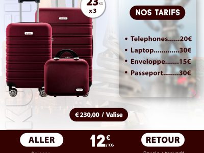 23kg*3 - Ita-->Cmr - 21/11